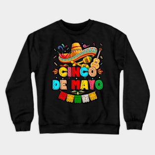 fiesta squad cinco de mayo Crewneck Sweatshirt